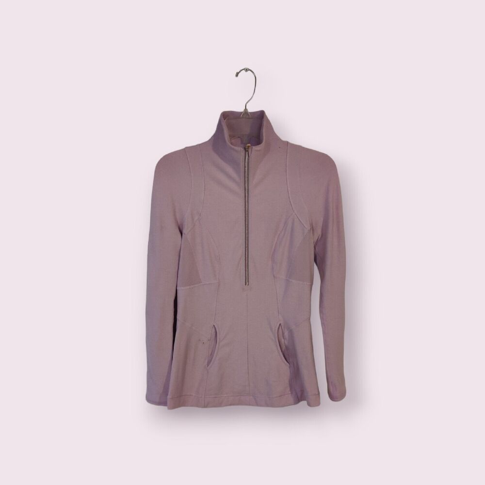 Lululemon athletica women's Running pullover Pocket Sweater 1/2 zip lavender